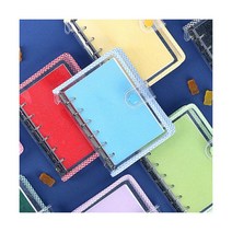 피크닉 체크 6공 다이어리 A7 만년형 2021다이어리 심플, 05.하늘Sky