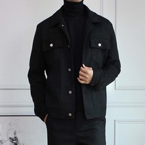 세컨에디션 남자 숏기장 라이트 스웨이드 자켓