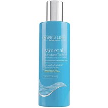 Sophia LINE 사해 리프레싱 미네랄 토너 일반 건성지성피부용 메이크업리무버 남성여성용 220ml / 7.4 fl oz