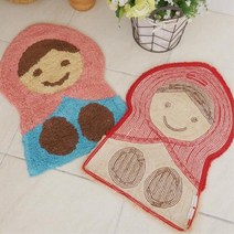 유치원 원룸 인테리어 폭신 바닥매트 화장실매트 카페장식 풋매트 집꾸미기 발위생, 선택_레드