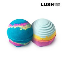 [백화점]욕조에 펼쳐지는 우주 (인터갈락틱 + 그루비 카인드 오브 러브)러쉬, 선물용 쇼핑백 동봉 O