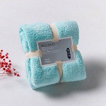 36x80cm 럭셔리 산호 벨벳 수건 슈퍼 소프트 빠른 건조 수건 흡수성 마이크로 화이버 컴포트 홈 목욕 페이스 수건 Washrag, 라이트 블루