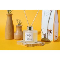 미트유 천연 강아지 고양이 실내 디퓨저 방향제 원형 120ml, 6개, 로즈마리