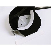 10P 골프 모자 땀 흡수 패드 화장품 묻음 방지 모자 황변 방지 캡 라이너 캡가드, 화이트