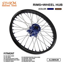 앞뒤 휠 림 허브 스페이서 KTM SX 125 150 250 SX250F 350 450 300 SMR 2013-, [04] 1.6x21 front blue, 04 1.6x21 front blue