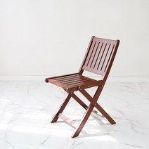 벤트리 브라우니 원목 접이식 미니(낮은) 홈카페 의자