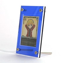 Shield PRO 트레이딩 카드 디스플레이 케이스 10색 투명 프레임, 파란색