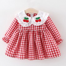 행복한초록 봄가을 쁘띠앵두 원피스