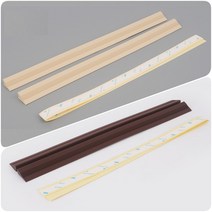 2p 일반 문 도어 pvc 실리콘 고무 바닥 경사 턱 받침 문지방 휠체어 보행기 바닥 안전 받침대 식당 병원 간편 설치 부착 수레 카트 바퀴 보호 아기 어린이 어르신 장애인 환자, 색상, 브라운