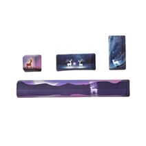 PBT OEM 프로파일 키 캡 기계식 MX 용 5면 승화 4 키 액세서리, C