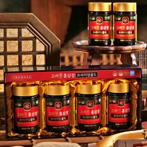 대한홍삼진흥공사 고려 6년근 홍삼정 프리미엄 골드 홍삼농축 엑기스 국내산, 1세트(4병)+쇼핑백