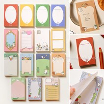 디자인문구 떡메 두꺼운 메모지 예쁜메모지 메모패드, 상.세.참.조, 1.5.내.일.냥