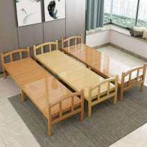 평상마루 테라스 낮잠 사우나 원목 접이식 평상 데크, 120 x197cm 브라운