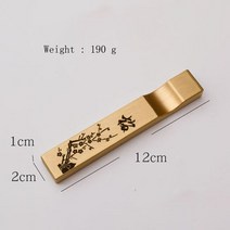필방 서예 용품 1pc 황동 문진 회화 쓰기 드로잉 weightpaper 연습을 평평한, 스타일 5