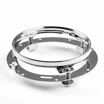 오토바이헤드라이트 전자 마크 번호 도트 승인 7 인치 오토바이 LED 헤드 라이트 Hi/Lo 빔 어셈블리 램프, 17 7 inch bracket