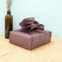 보자기 실크 홑보자기 3매 포장 선물보자기 혼례포장단, 90 X 90, 3.애쉬브라운 3매