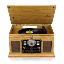 브리츠 BZ-TP070 SNT 블루투스 턴테이블 CD 카세트 LP 멀티 플레이어