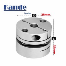 모터커플링 알루미늄 합금 D26L26 단일 다이어프램 커플 링 탄성 조인트 D26mm L26mm 볼 스크류 스텝 서보 모터 인코더 컴퓨터 FA 부품, [05] 5x10