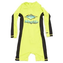 립 컬 TODDLERS LONG SLEEVE UV 스프링 수트, 라임, 02