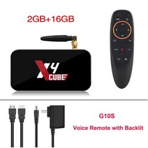 ott셋톱박스 구글 크롬캐스트 오디오 ugoos x4 pro cube amlogic s905x4 smart tv box android 11 lpddr4 4gb 32gb av1, 우리 플러그, x4 큐브(g10s 포함)