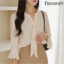 프리나인 주름타이블라우스FB03040A