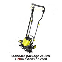 전기 소형 scarifier 쟁기 다기능 정원 로터리 경운기 1500W / 2400W 불도저, 07 2400w and 20m
