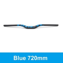 자전거 핸들바 손잡이 드롭바 라이저바 중국 ULLICYC 유명 브랜드 Ullicyc 탄소 MTB 핸들 바 평면 또는 상승 31.8*580/600/620/640/660/680/700, Blue-rise-720mm