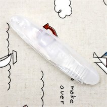 치면착색제 교정용왁스 치과용 고리 유아 아기치실 1pc 접이식 칫솔 휴대용 소프트 브러시 칫솔 대나무 숯 울트라 여행 칫솔 캠핑 공급 구강 관리, 투명한