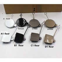 자동차 견인고리 견인볼전면 및 후면 범퍼 로우 후크 견인 아이 커버 캡 폭스 바겐 파사트 2011-2021, 17 D 2016-2018, 17 D 2016-2018