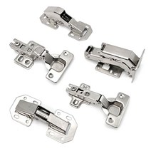 아이베란다 싱크대 경첩 댐퍼경첩 장롱 인도어 아웃도어 무타공 가구경첩, 06.무타공경첩 (44x104mm) 대