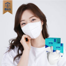 찐마스크 내추럴키스 국산 KF94 대형 새부리형 화이트 블랙 50입, 중형, 화이트(KF94)50매