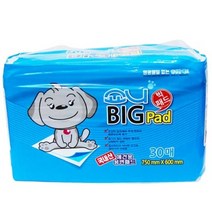 국내산 쇼니 BIG 패드 초대형 30매 /강아지배변훈련/애완동물배변패드/훈련패드/배변패드/애완동물배변훈련, 국내산 쇼니 BIG 패드 초대형 30