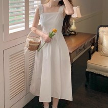 미드디엔 여성 주름 민소매 원피스