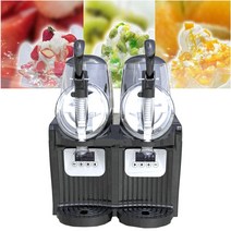 300w 슬러시 기계 더블 슬롯 눈 녹는 기계 눈 진흙 얼음 음료 차가운 음료 기계 더블 탱크 슬러시 스크림 기계, 이중 탱크, 110v, 크