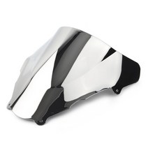 바이크 오토바이윈드스크린 바이크 오토바이 스쿠터 pcx 보조 윈드 스크린 SV 650 19992002 스즈키 SV650 SV650S 용 바이크 오토바이 윈드 실드 윈드 스크린 더블, [05] 은