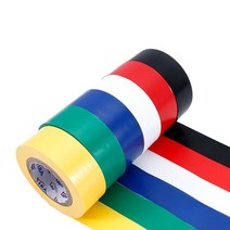 고무 바닥 인터넷선 라인테이프 PVC 폭25MM 길이 20M, 흰색
