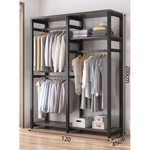조립식 드레스룸 철제 행거 옷걸이 시스템행거 옷장, G