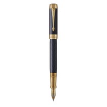 PARKER 파커 만년필 M 중자 듀오폴드 프레스티지 센테니얼 블루 쉐브론 GT 1931370 양용식 정규 수입품 본체 사이즈:174mmx13mm카트리지 컨버터 양용식51g