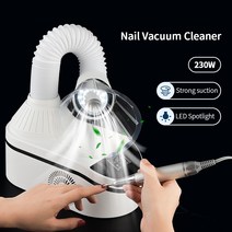 네일 집진기 흡진기 230W 강력한 손톱 먼지 수집기 360 ° 회전 덕트 스마트 터치 스크린 진공 수집기 활성탄 필터 포함, 04 UK PLUG(220-240V), 01 with pen