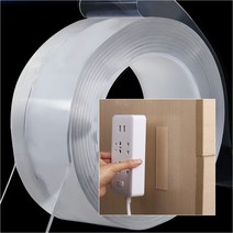 초강력접착테이프 자국없는 끈적임없는 얇은양면 방수테이프, 폭3cm 길이10m