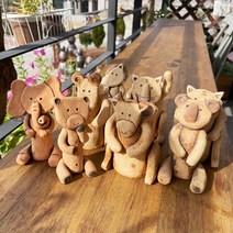 옛날 감성 호랑이 토우인형 도자기인형 동물 토기인형 인테리어 소품 수공예 핸드메이드 도자기, 항아리x, 소