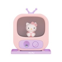 산리오 미니 시나모롤 쿠로미 키티 가습기 감성 무드등 사무실 동료 여자 친구 생일 발렌타인 화이트 데이 선물, 04.헬로키티티비