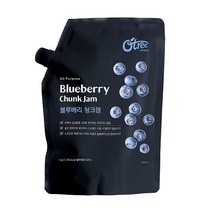 오트리푸드 블루베리 청크잼 1kg, 단품