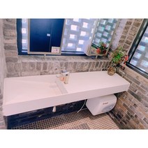 [서피스디]한국산s-35액상인테리어스톤(액상아크릴 / 인조대리석 / 레진 / LAR ) 세면대 / 세면기