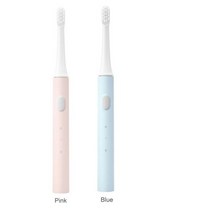전동칫솔 미지아-T100 음파 전동 스마트 칫솔 충전식 IPX7 방수 헤드 여행용 박스, 05 1pink 1blue