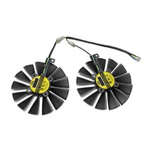 ASUS 듀얼 RX580 4G ROG STRIX GTX 1050TI GTX1080TI 게임 그래픽 카드 냉각 용 2 개/대 95mm PLD10010S12H, 02 2PCS