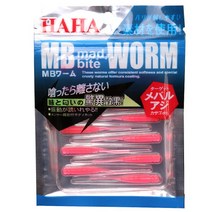 하하 MB 바이트 마우스테일 1.5 볼락웜 아징웜 락피쉬, 1.5인치 - G