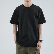 YOUNCO 남여공용 데일리 무지 오버핏 반팔티