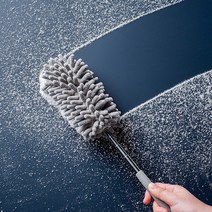 모나코올리브 길이조절형 황사 꽃가루 극세사 먼지털이, 1개, 길이조절 먼지클리너 그레이