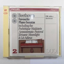 (중고CD)(MADE IN GERMANY) 베토벤 피아노 소나타 2CD/ 비창 월광 전원 고별 템페스트 발트슈타인 열정/ 피아노 알프레드 브렌델/ 음반 상태 A+